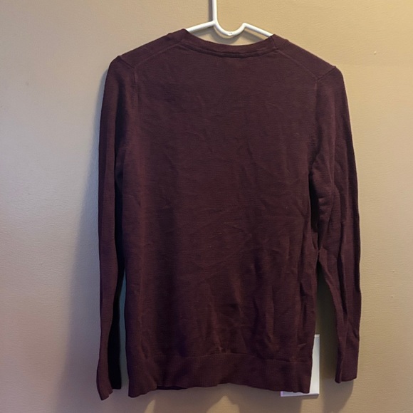 GAP Burgundy Cardigan Sweater - Picture 2 of 3